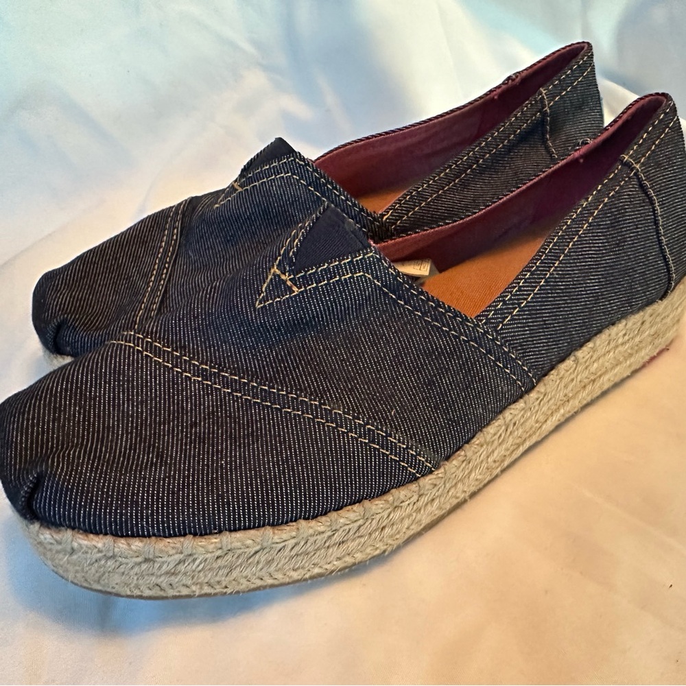 Tom’s Denim Espadrilles